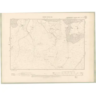 1901 Map of Kincardineshire Sheet XIV.NW, 1904 Print