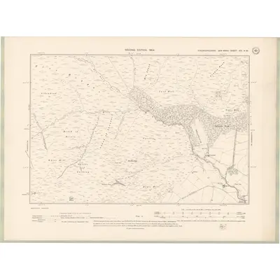 1901 Map of Kincardineshire Sheet XIX.NW, 1904 Print