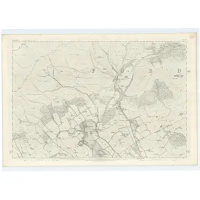 1863 Map of Kincardineshire, Sheet XIX, 1868 Print