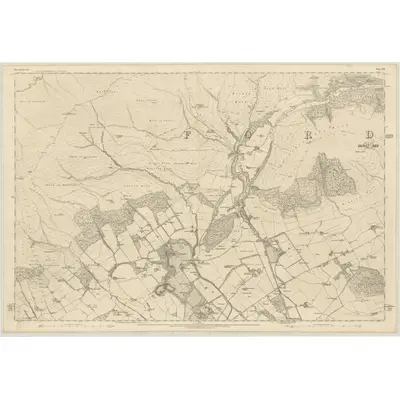 1863 Map of Kincardineshire, Sheet XIX, 1868 Print