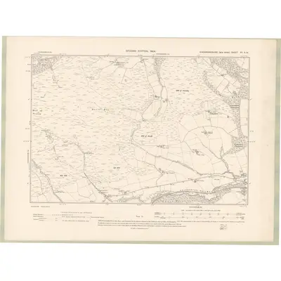 1902 Map of Kincardineshire Sheet XV.SW, 1904 Print