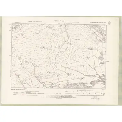 1923 Map of Kincardineshire Sheet XV.SW, 1928 Print