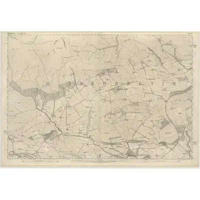 1864 Map of Kincardineshire, Sheet XVI, 1868 Print