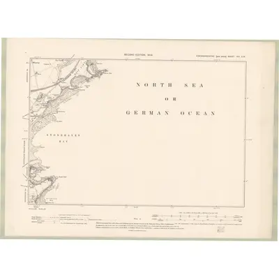 1902 Map of Kincardineshire Sheet XVI.SW, 1904 Print