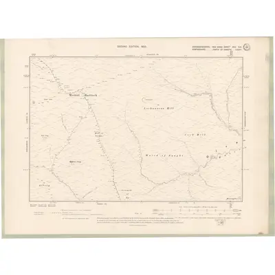 1901 Map of Kincardineshire Sheet XVII.NE, 1903 Print