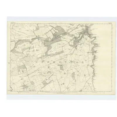 1865 Map of Kincardineshire, Sheet XVII, 1868 Print