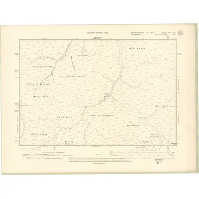 1901 Map of Kincardineshire Sheet XVIII.SW, 1903 Print