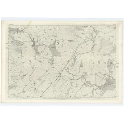 1863 Map of Kincardineshire, Sheet XX, 1868 Print