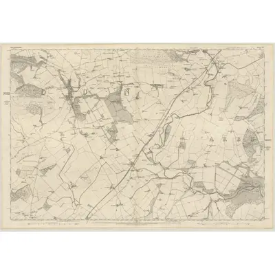 1863 Map of Kincardineshire, Sheet XX, 1868 Print