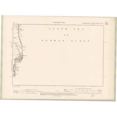 1902 Map of Kincardineshire Sheet XXI.SW, 1904 Print