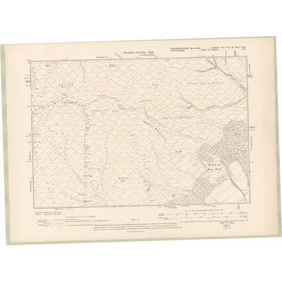 1901 Map of Kincardineshire Sheet XXII.NE & XXIII.NW, 1904 Print