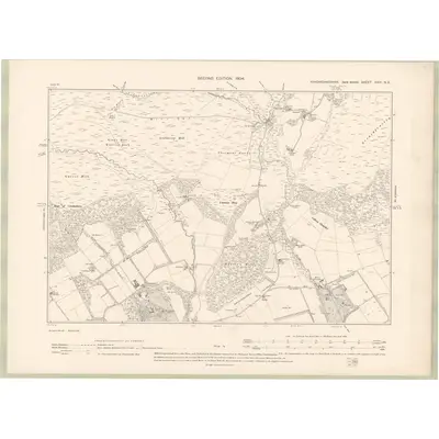 1901 Map of Kincardineshire Sheet XXIII.NE, 1904 Print