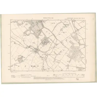 1901 Map of Kincardineshire Sheet XXIII.SE, 1904 Print