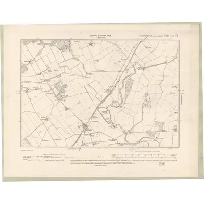 1901 Map of Kincardineshire Sheet XXIV.NE, 1904 Print