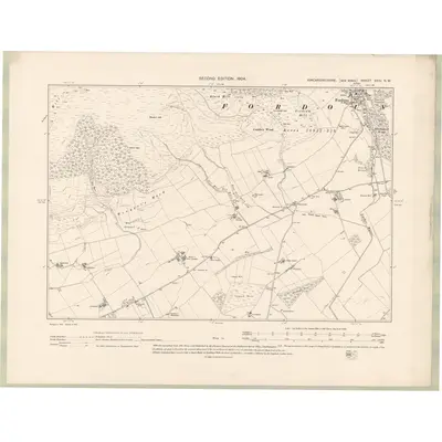 1901 Map of Kincardineshire Sheet XXIV.NW, 1904 Print