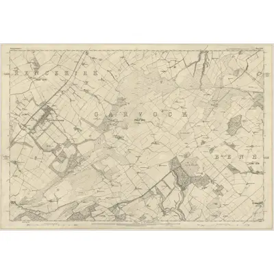 1864 Map of Kincardineshire, Sheet XXIV, 1868 Print