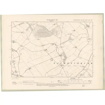 1901 Map of Kincardineshire Sheet XXIV.SW, 1904 Print