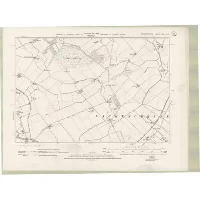 1923 Map of Kincardineshire Sheet XXIV.SW, 1928 Print