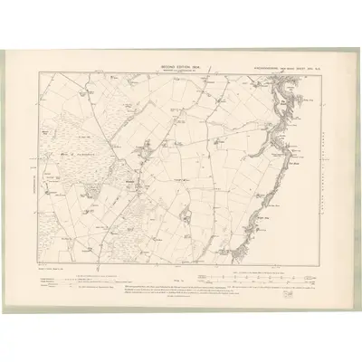 1901 Map of Kincardineshire Sheet XXV.NE, 1904 Print