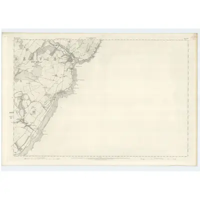 1864 Map of Kincardineshire, Sheet XXV, 1868 Print