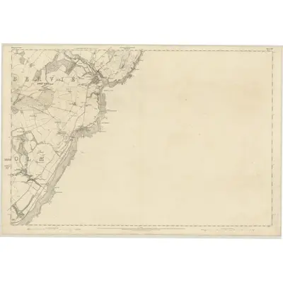 1864 Map of Kincardineshire, Sheet XXV, 1868 Print