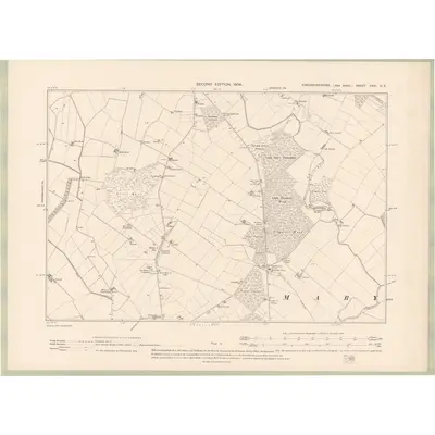 1901 Map of Kincardineshire Sheet XXVI.NE, 1904 Print