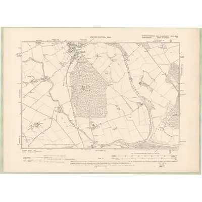 1901 Map of Kincardineshire Sheet XXVI.SW, 1904 Print