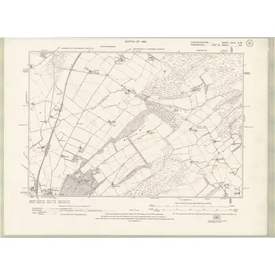 1923 Map of Kincardineshire Sheet XXVII.SW, 1928 Print