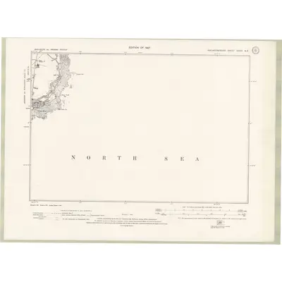 1923 Map of Kincardineshire Sheet XXVIII.NE, 1927 Print