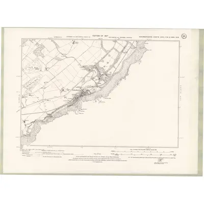 1923 Map of Kincardineshire Sheet XXVIII.SW & XXXI.NW, 1927 Print