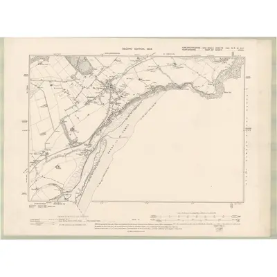 1901 Map of Kincardineshire Sheet XXX.NE & SE, 1904 Print