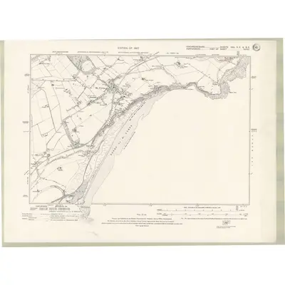 1923 Map of Kincardineshire Sheet XXX.NE & SE, 1927 Print