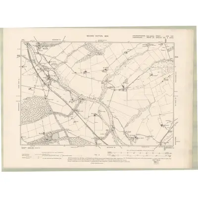 1901 Map of Kincardineshire Sheet XXX.NW, 1904 Print