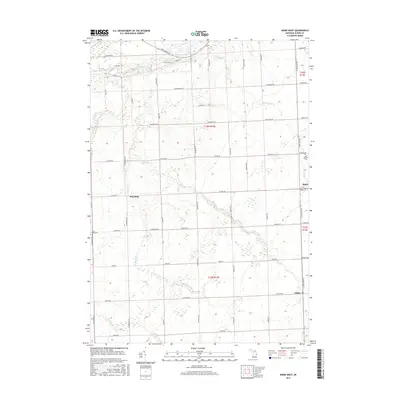 2017 Map of Kinde West, 2017 Print