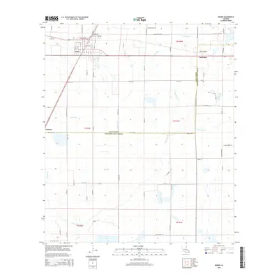 2015 Map of Kinder, 2015 Print