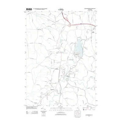 2013 Map of Kinderhook, 2013 Print