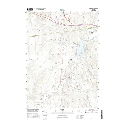 2016 Map of Kinderhook, 2016 Print