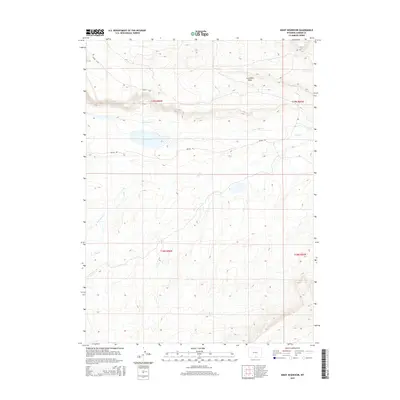 2015 Map of Kindt Reservoir, 2015 Print