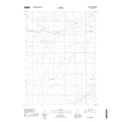 2017 Map of Kindt Reservoir, 2017 Print