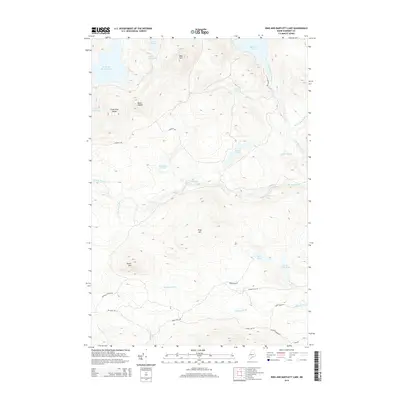 2014 Map of King And Bartlett Lake, 2014 Print