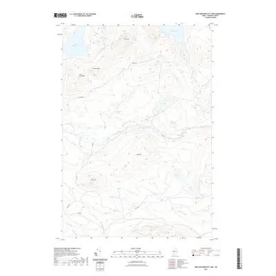 2021 Map of King And Bartlett Lake, 2021 Print