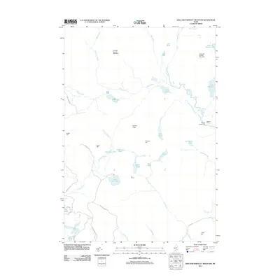 2011 Map of King And Bartlett Mountain, 2011 Print