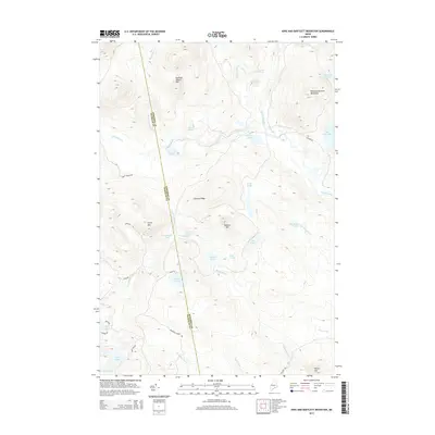 2014 Map of King And Bartlett Mountain, 2014 Print