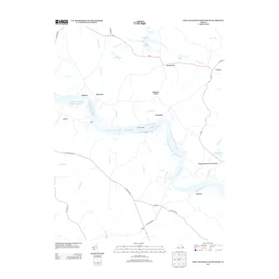 2013 Map of King And Queen Court House, 2013 Print