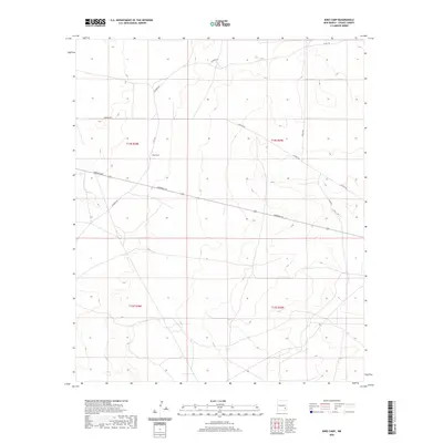 2020 Map of King Camp, 2020 Print