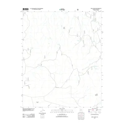 2012 Map of King Canyon, 2012 Print