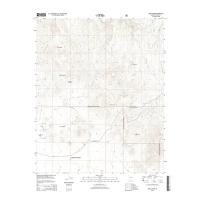 2014 Map of King Canyon, 2014 Print