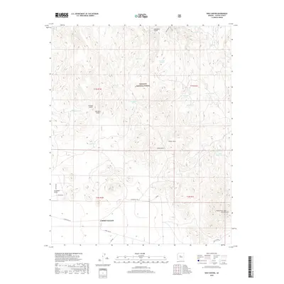 2018 Map of King Canyon, 2018 Print