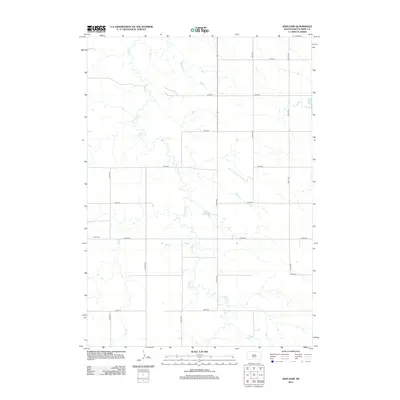 2012 Map of King Dam, 2012 Print