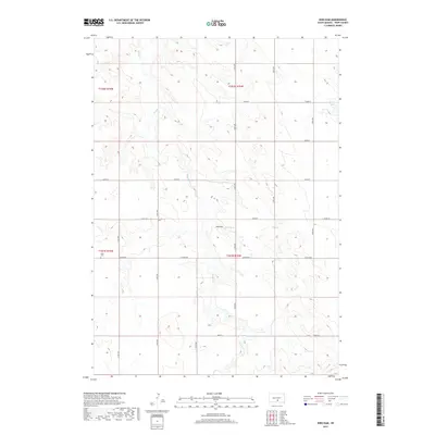 2017 Map of King Dam, 2017 Print